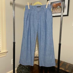 Banana Republic wide leg trousers